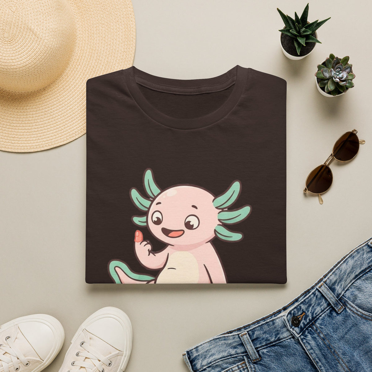 Axolotl Skin Solved T-shirt