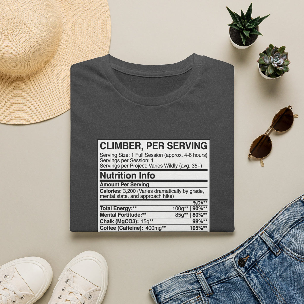 Climber Ingredient List T-Shirt