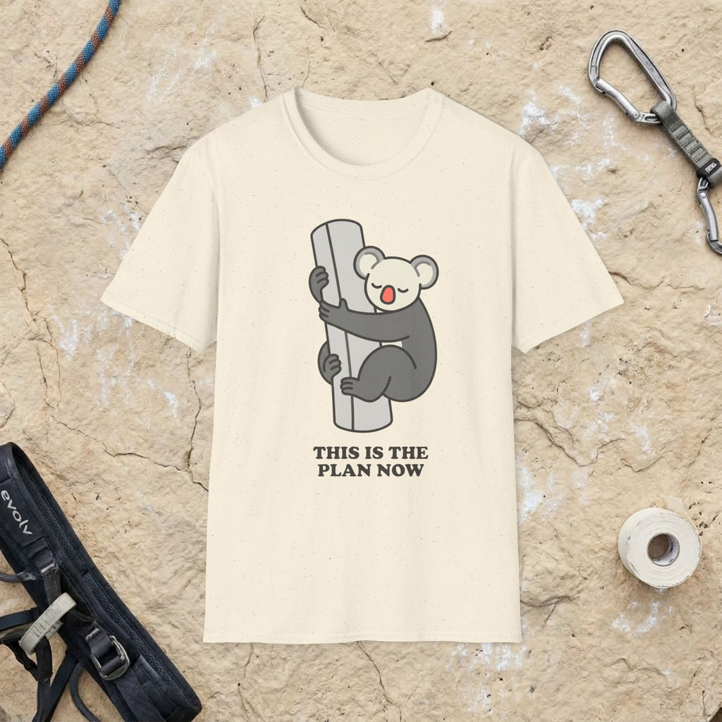 Koala's Climbing Plan T-shirt