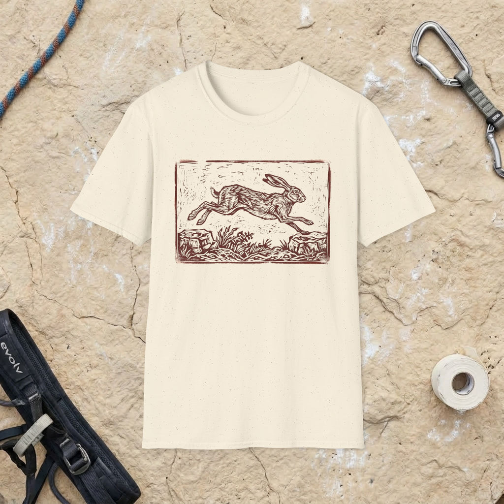 Hare Sending Ukiyo Style T-shirt