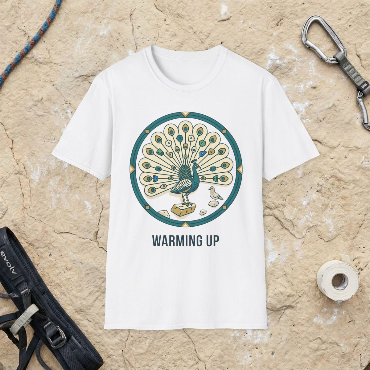 Peacock Warm-Up T-shirt