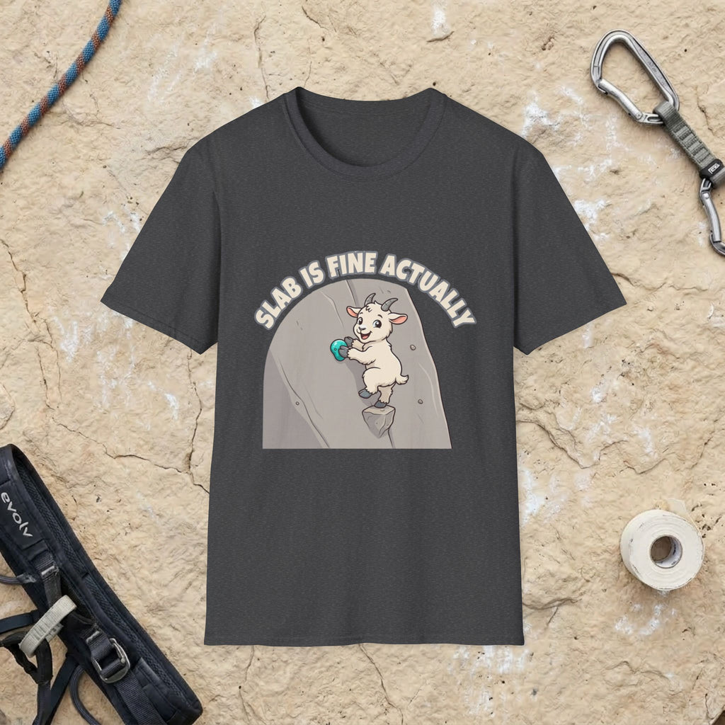 Goat Slab Is Fine Actually Tee