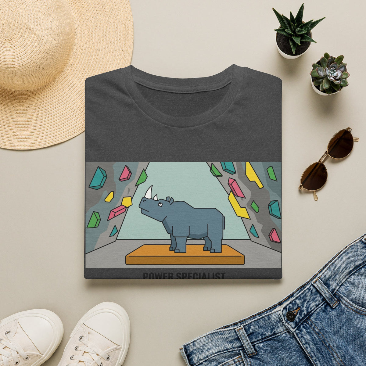 Rhino Power and Slabs T-shirt