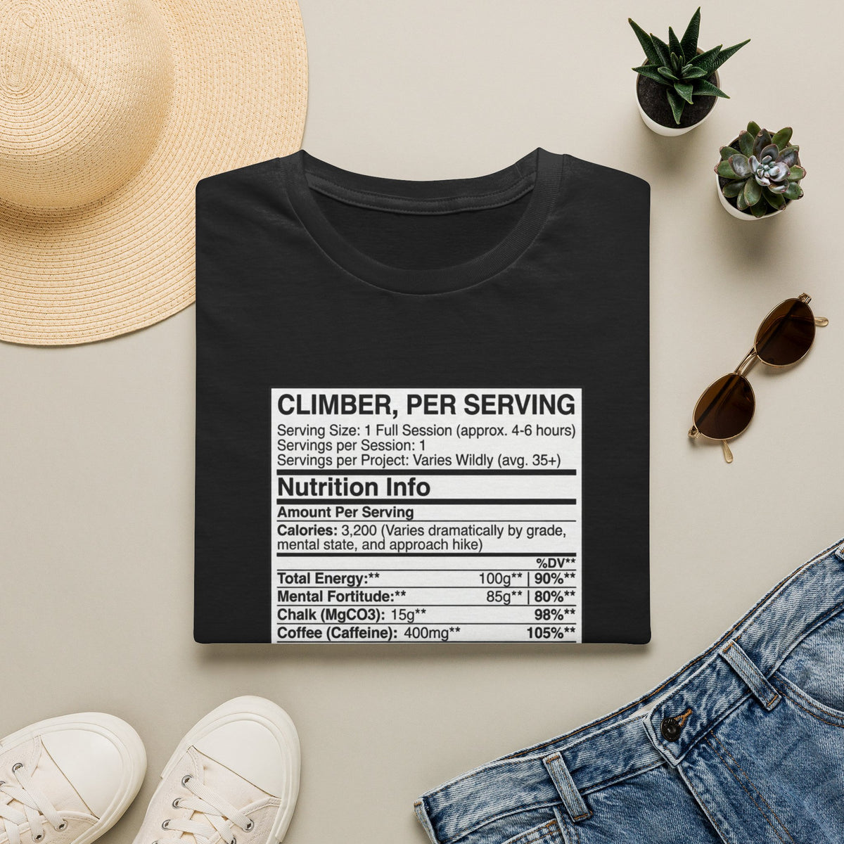 Climber Ingredient List T-Shirt