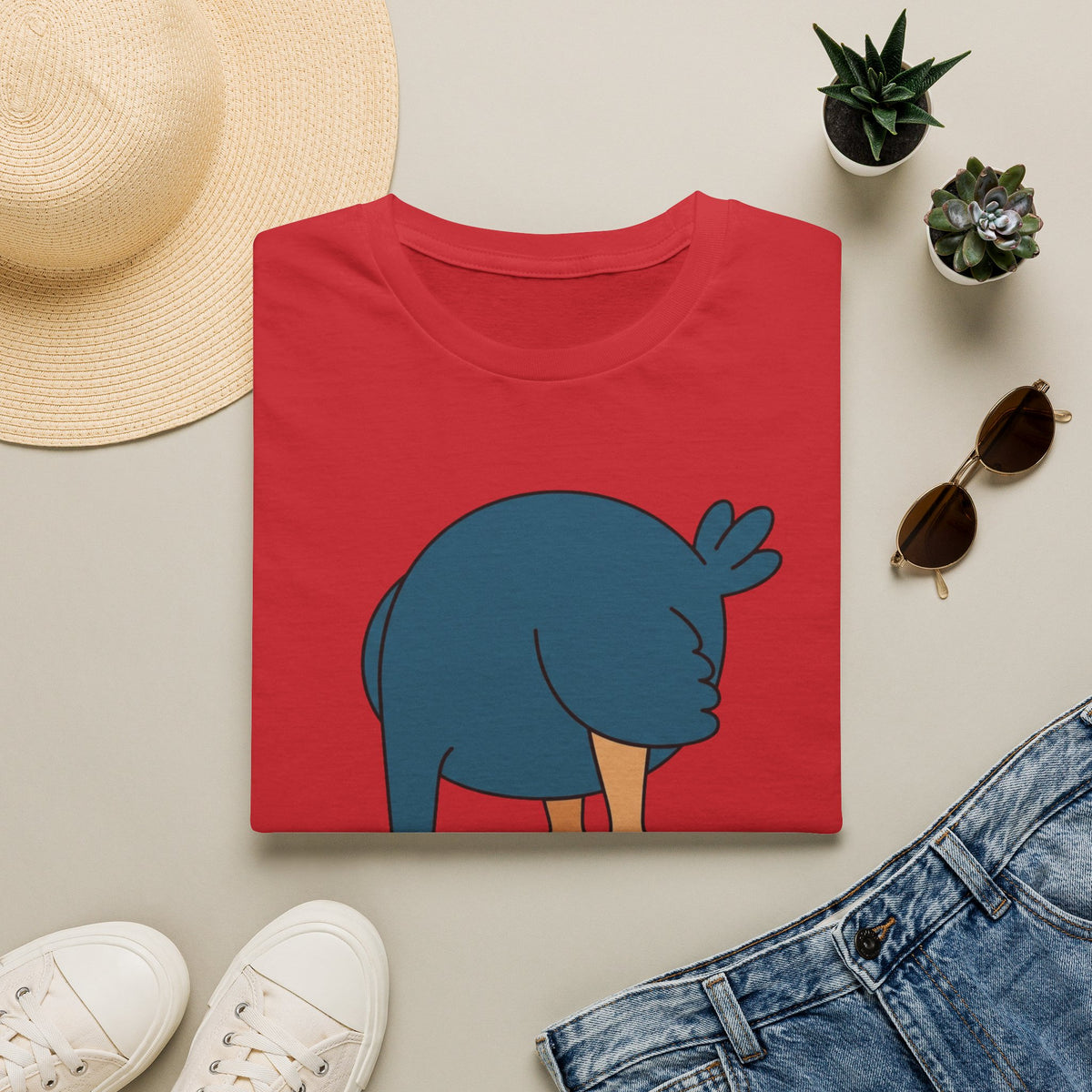 Ostrich Warm-Up T-Shirt