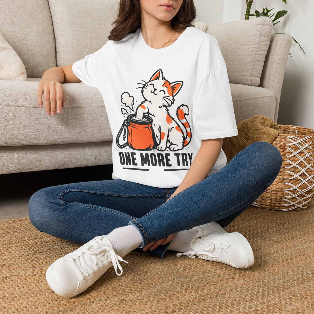 Cat One More Try Tee