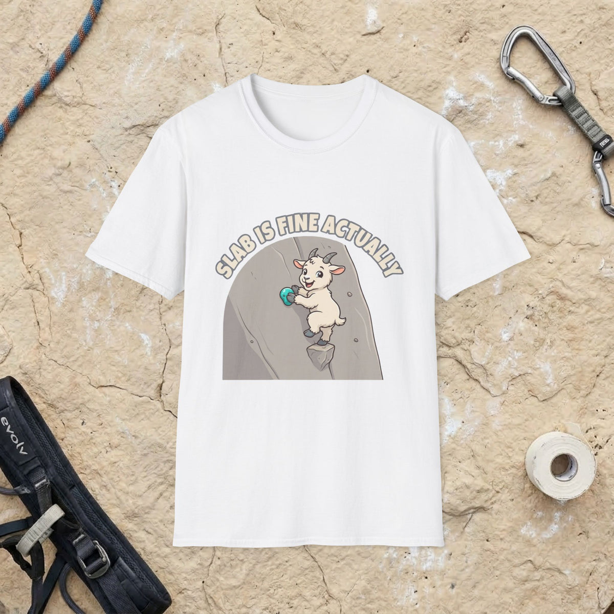 Goat Slab Is Fine Actually Tee