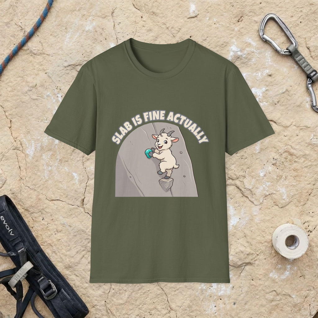 Goat Slab Is Fine Actually Tee