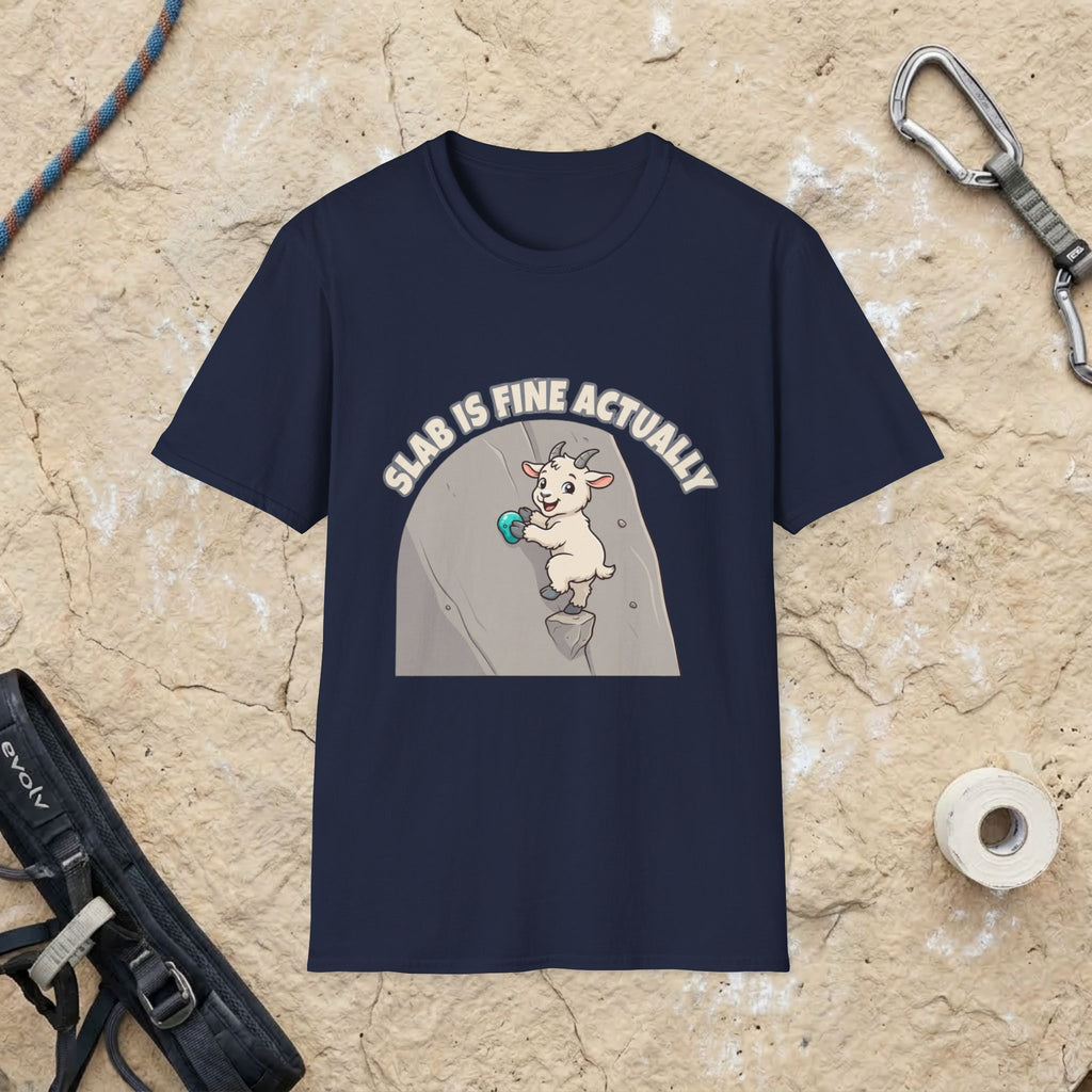 Goat Slab Is Fine Actually Tee
