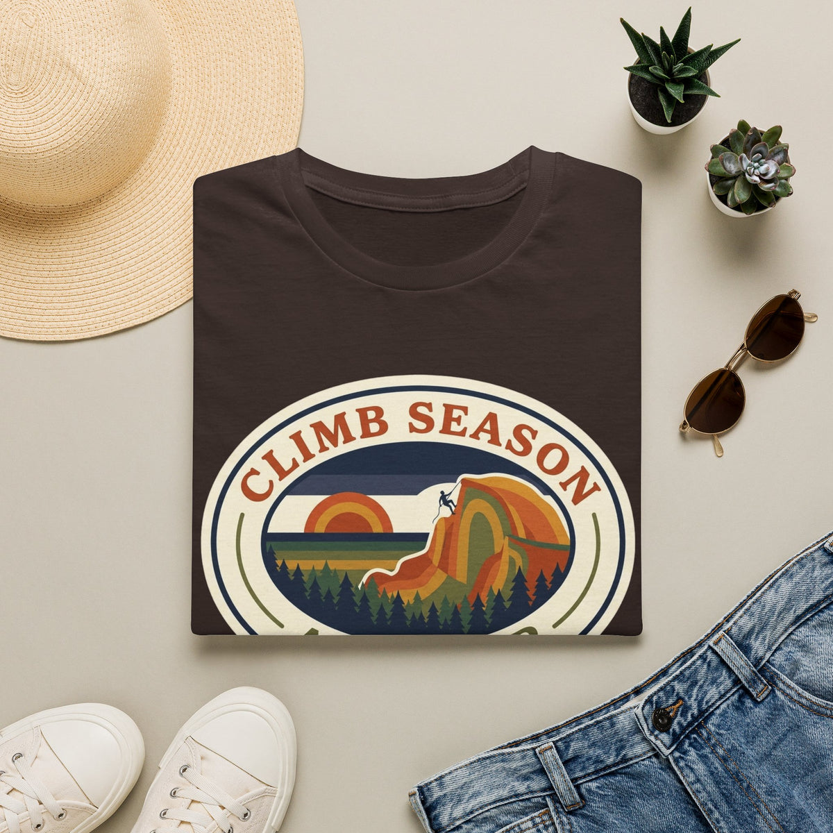 Climbing Season A-Z T-Shirt