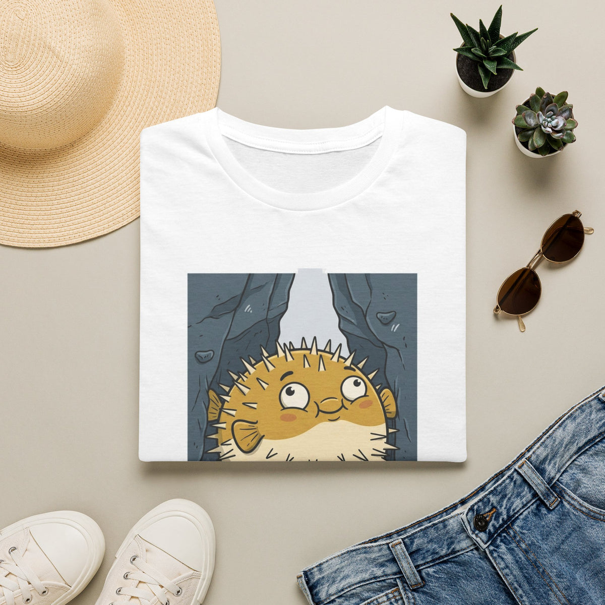 Pufferfish Committed to the Sequence T-shirt