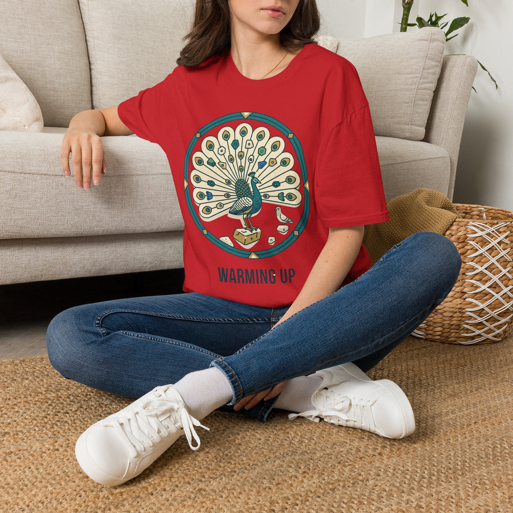 Peacock Warm-Up T-shirt
