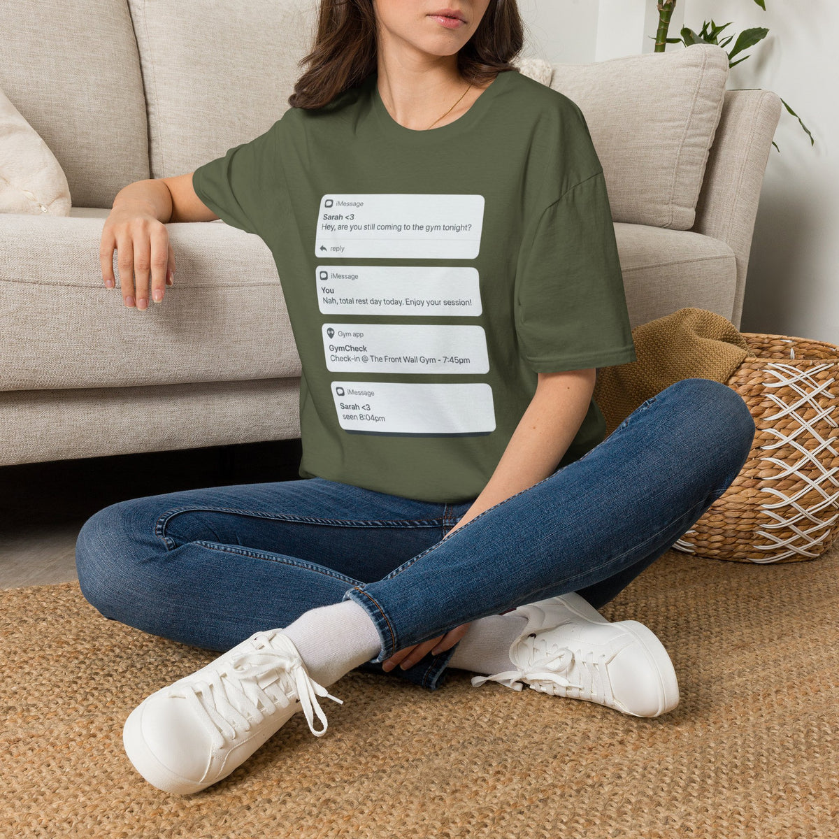 Rest Day Text T-shirt