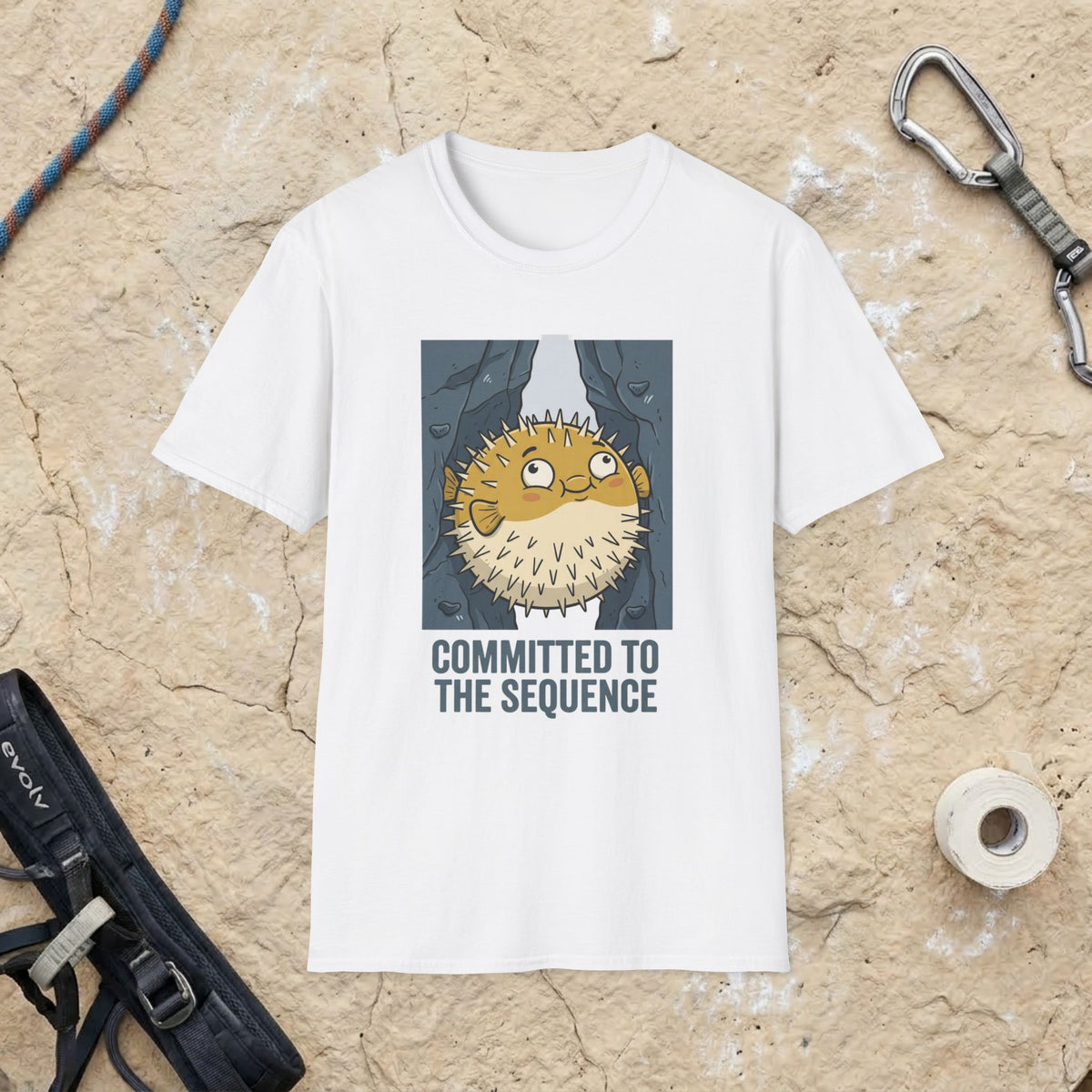 Pufferfish Committed to the Sequence T-shirt
