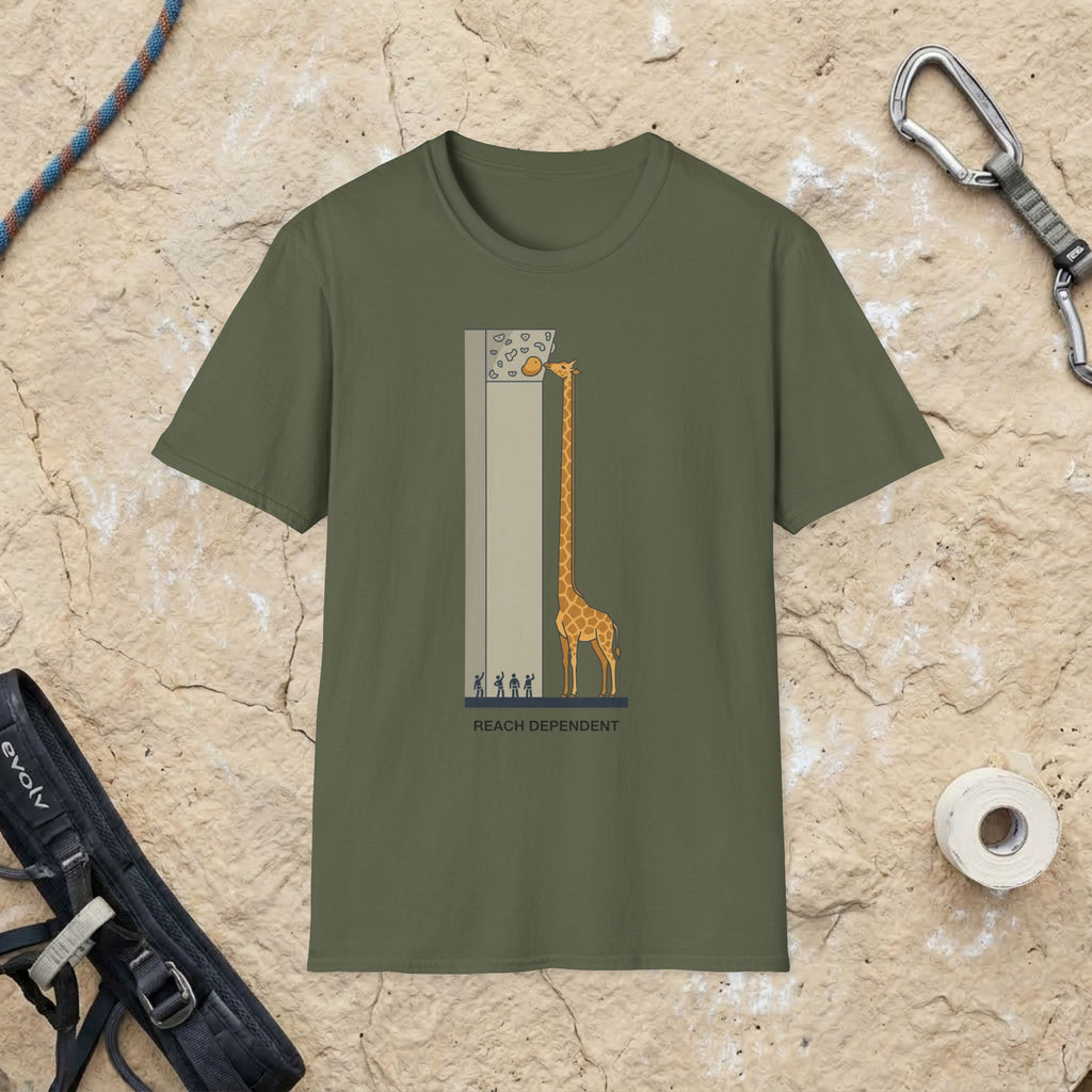 Giraffe Reach Dependent T-shirt