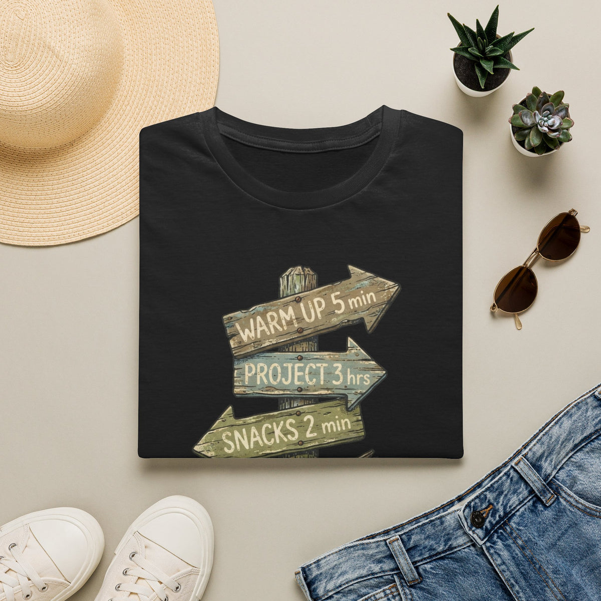 Wooden Directory Signs T-Shirt