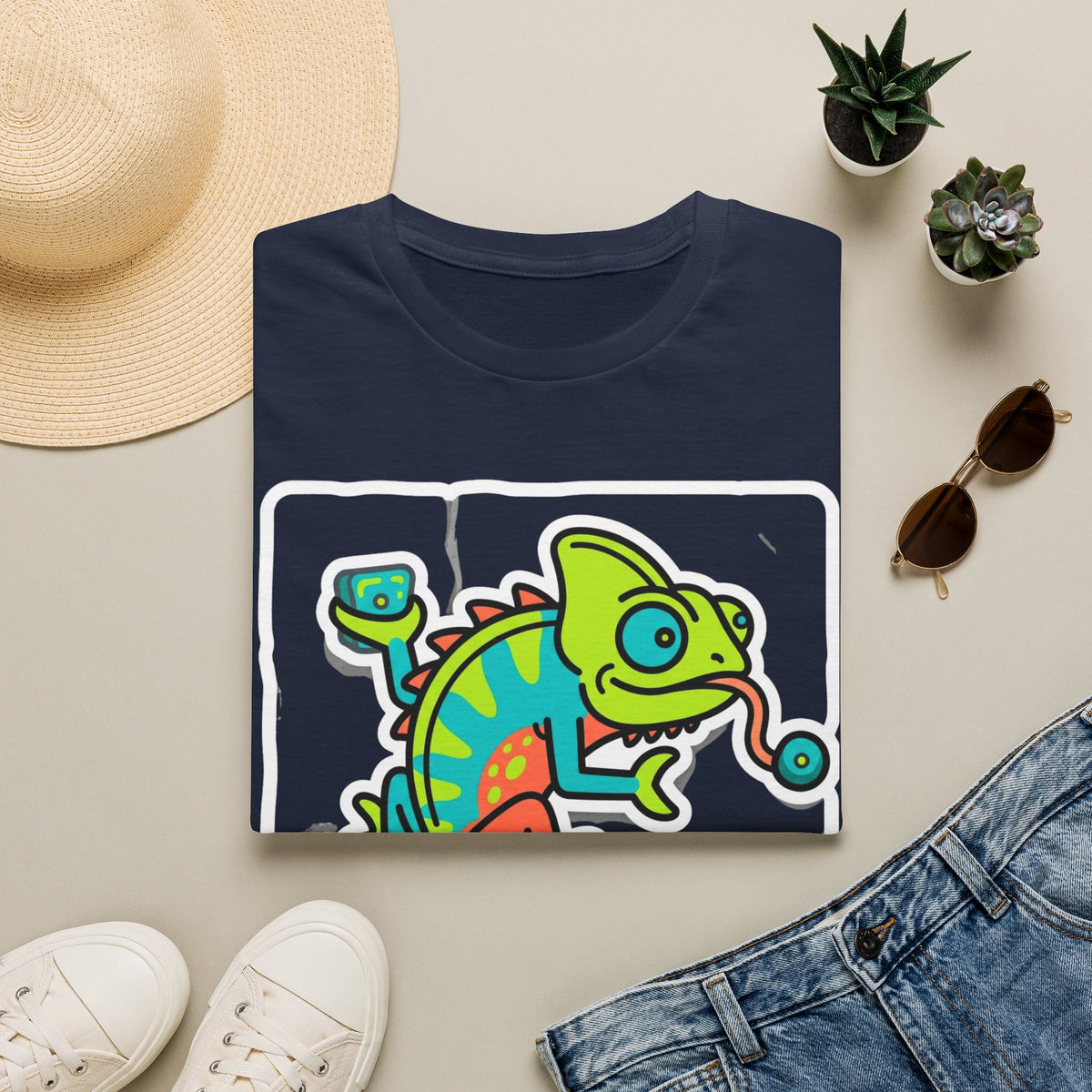 Bouldering Chameleon T-shirt