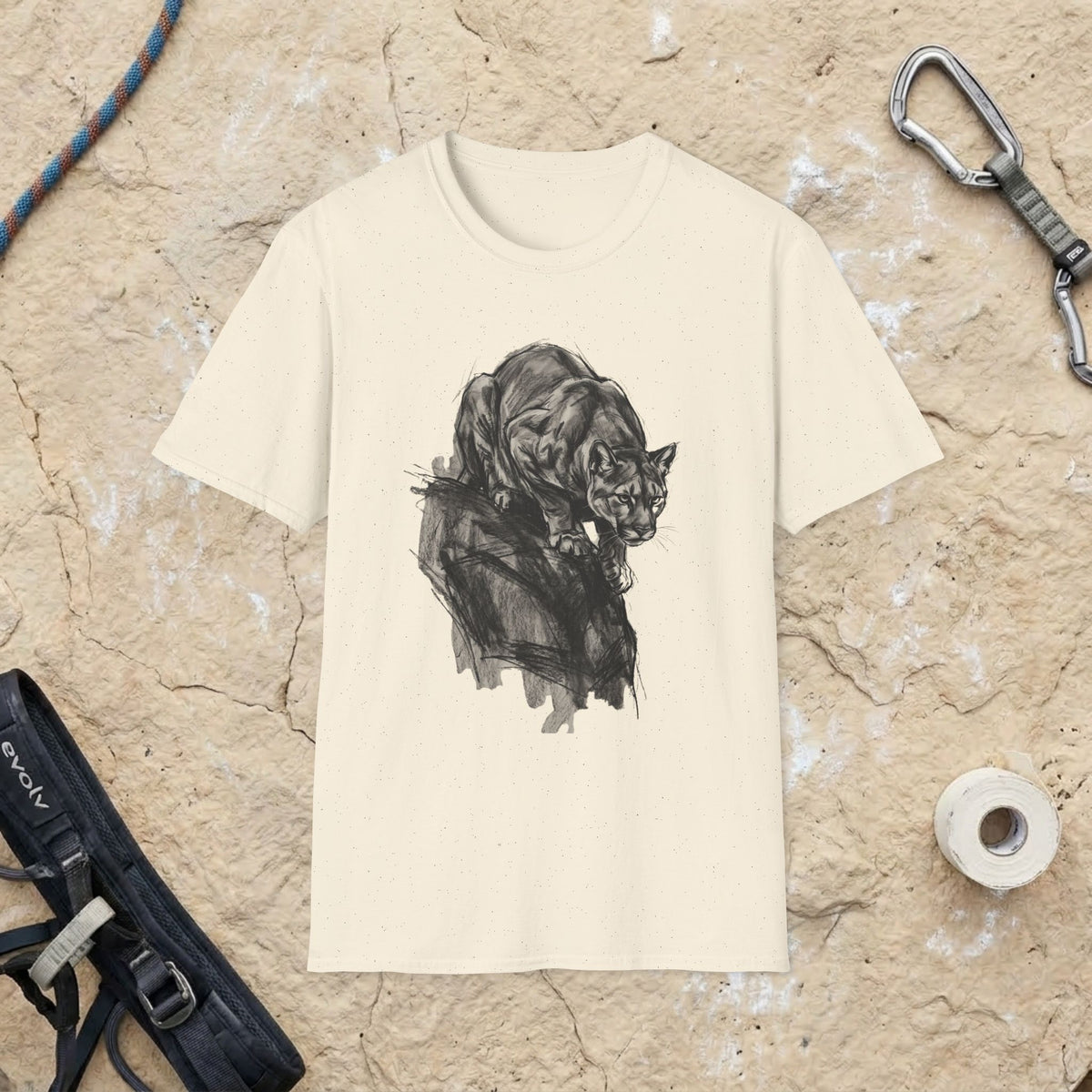 Mountain Lion Sketch T-shirt